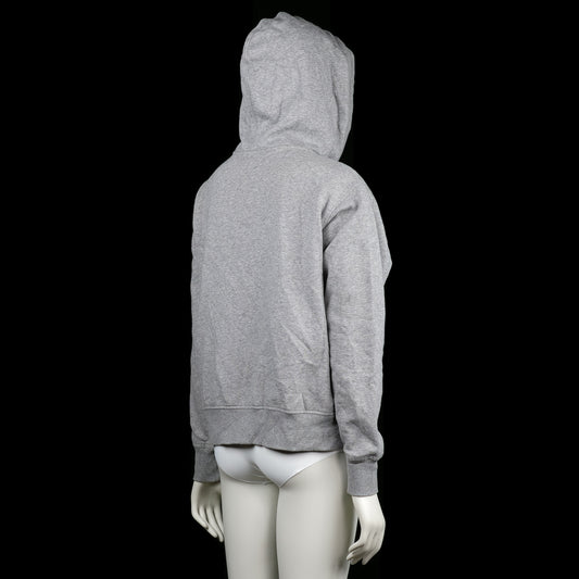 Hoodie - Light Gray & Pink - Size M
