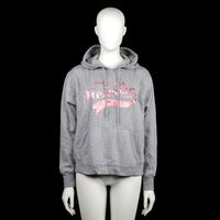 Hoodie - Light Gray & Pink - Size M