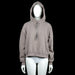 H&M - Hoodie - Gray - Size L - Solid gray hoodie with a straight hem and ribbed cuffs. Features a drawstring at the hood and dropped shoulders.