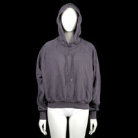 Amy & Ivy - Hoodie - Charcoal - Size M - Charcoal hoodie with drawstring-adjustable hood and ribbed cuffs and hem. Features a relaxed fit and plain solid design.