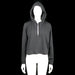 Superdry Sport - Hoodie - Black - Size L - Black hoodie with adjustable drawstrings and printed text on the hem and one of the strings. Features a cropped fit and a straight hem.