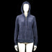 Cubus - Hoodie - Navy - Size L - Solid navy zip-up hoodie with a drawstring hood, front kangaroo pockets, and ribbed cuffs and hem.