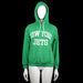 H&M - Hoodie - Forest Green & White - Size XS - Green hoodie with 