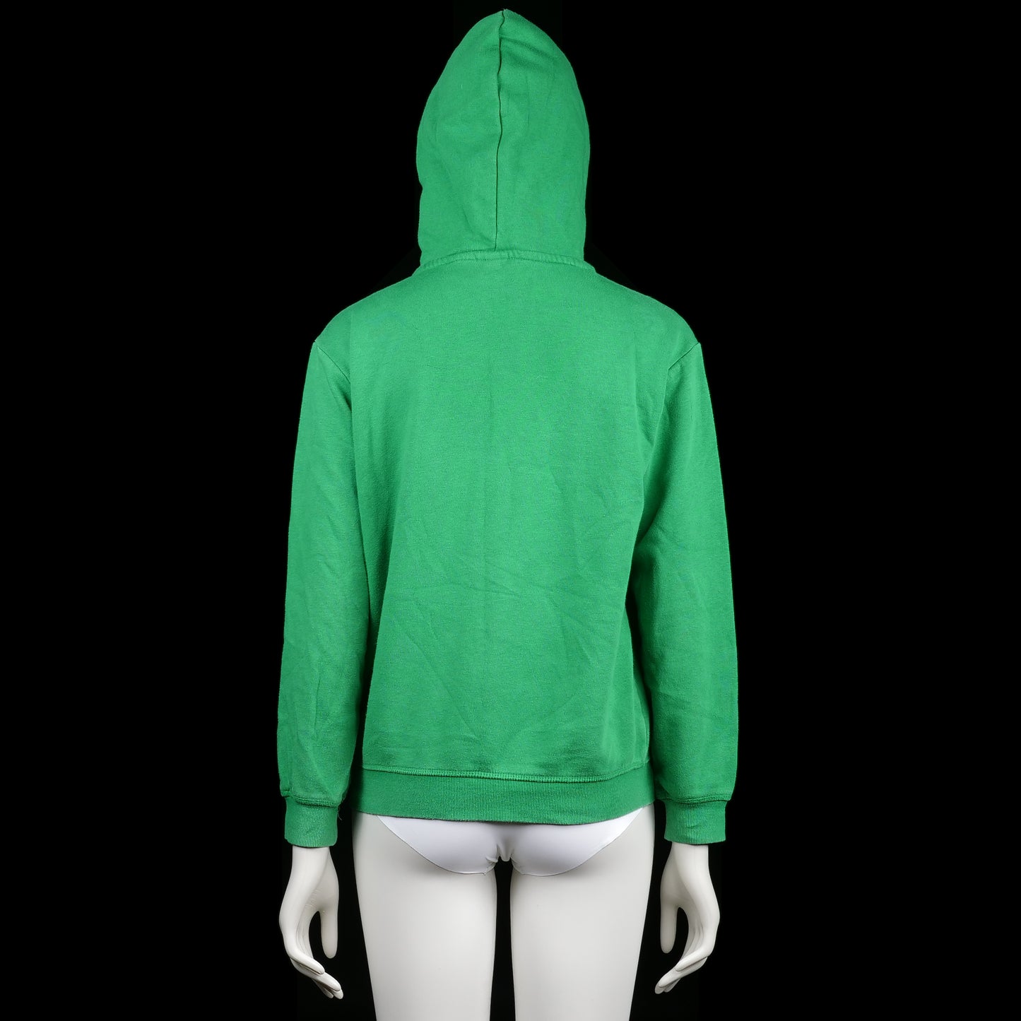 Hoodie - Forest Green & White - Size XS