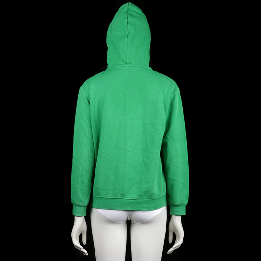 Hoodie - Forest Green & White - Size XS