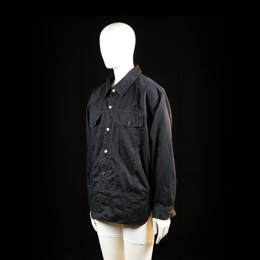 Trucker jacket - Black - Size XL