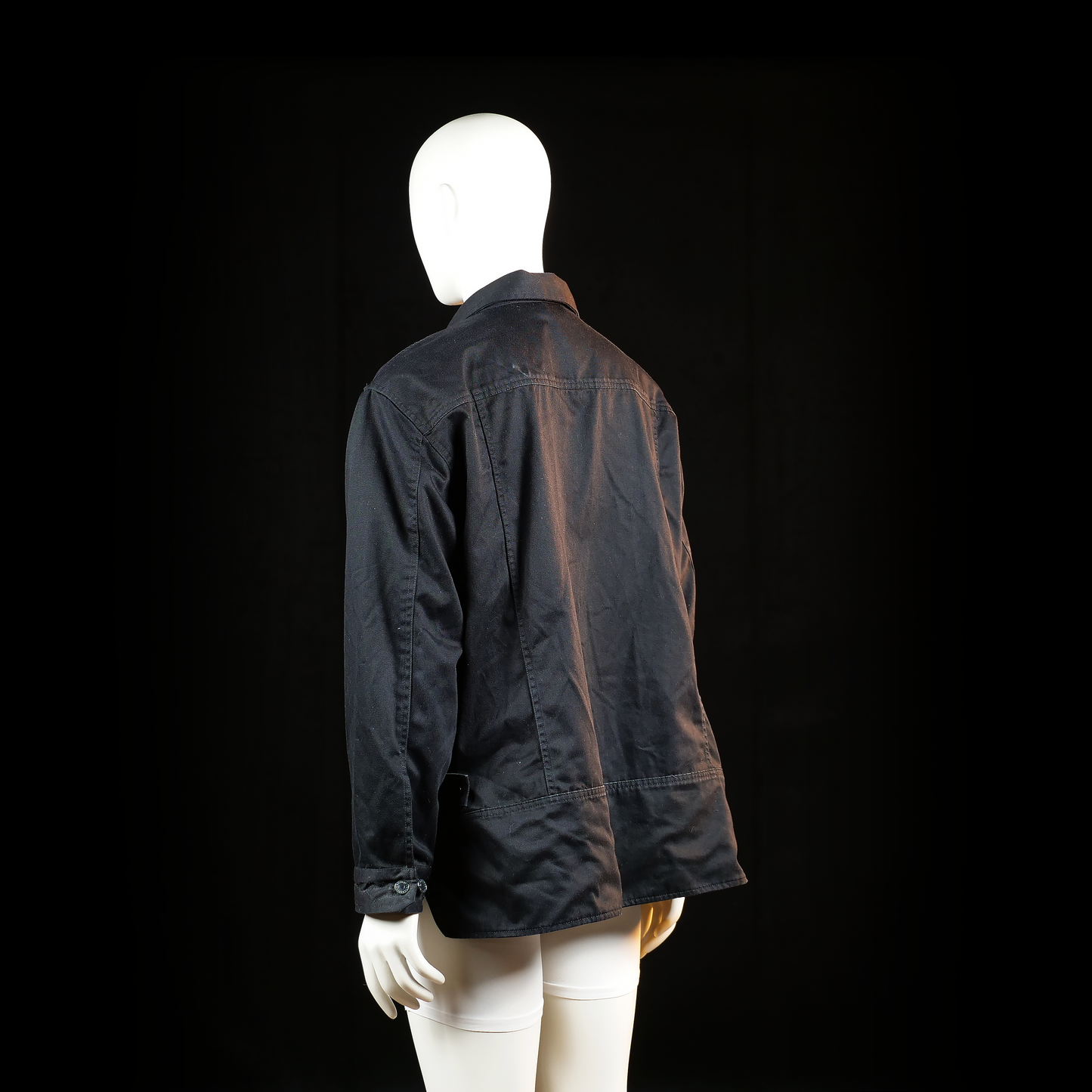 Trucker jacket - Black - Size XL