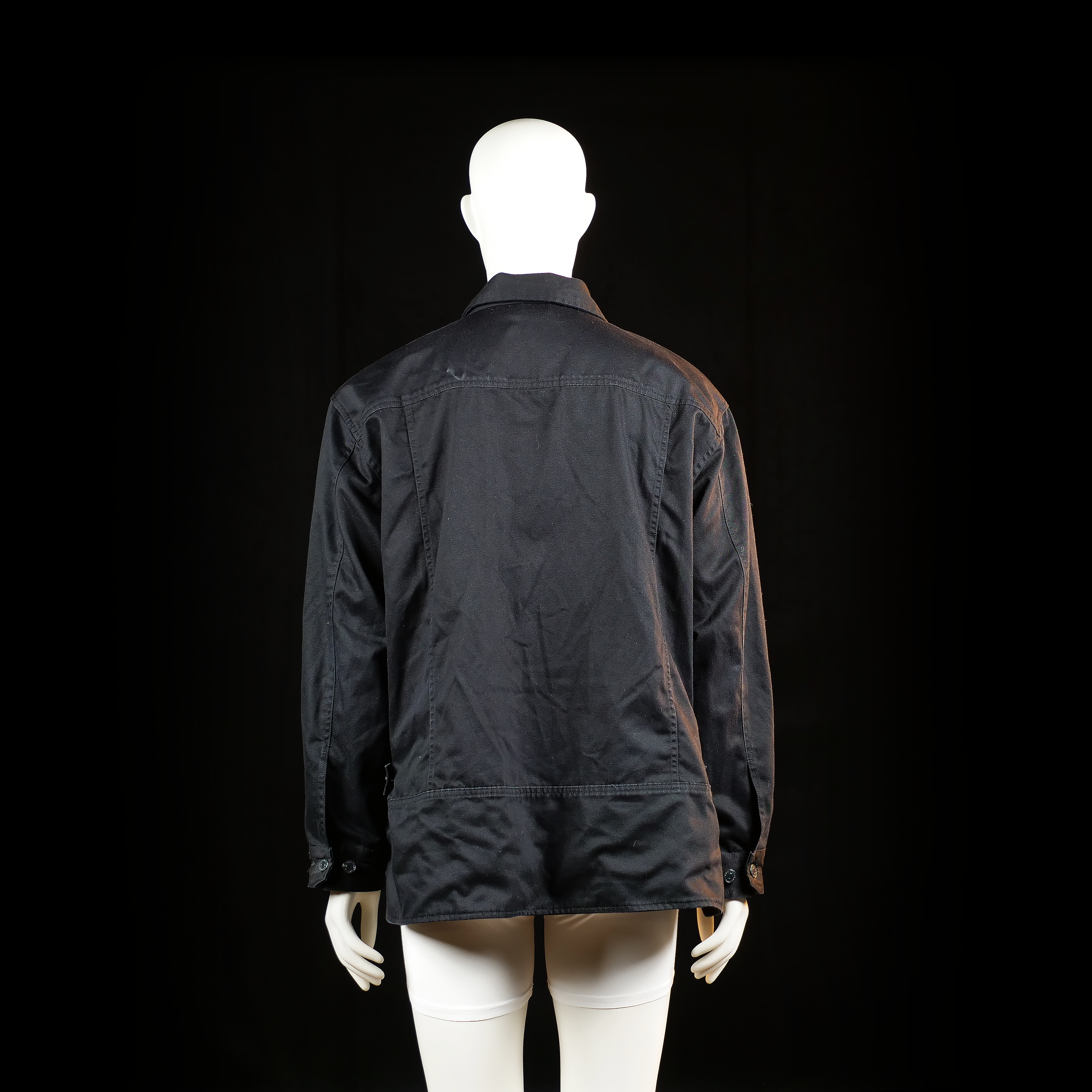 Trucker jacket - Black - Size XL