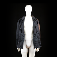 Trucker jacket - Black - Size XL
