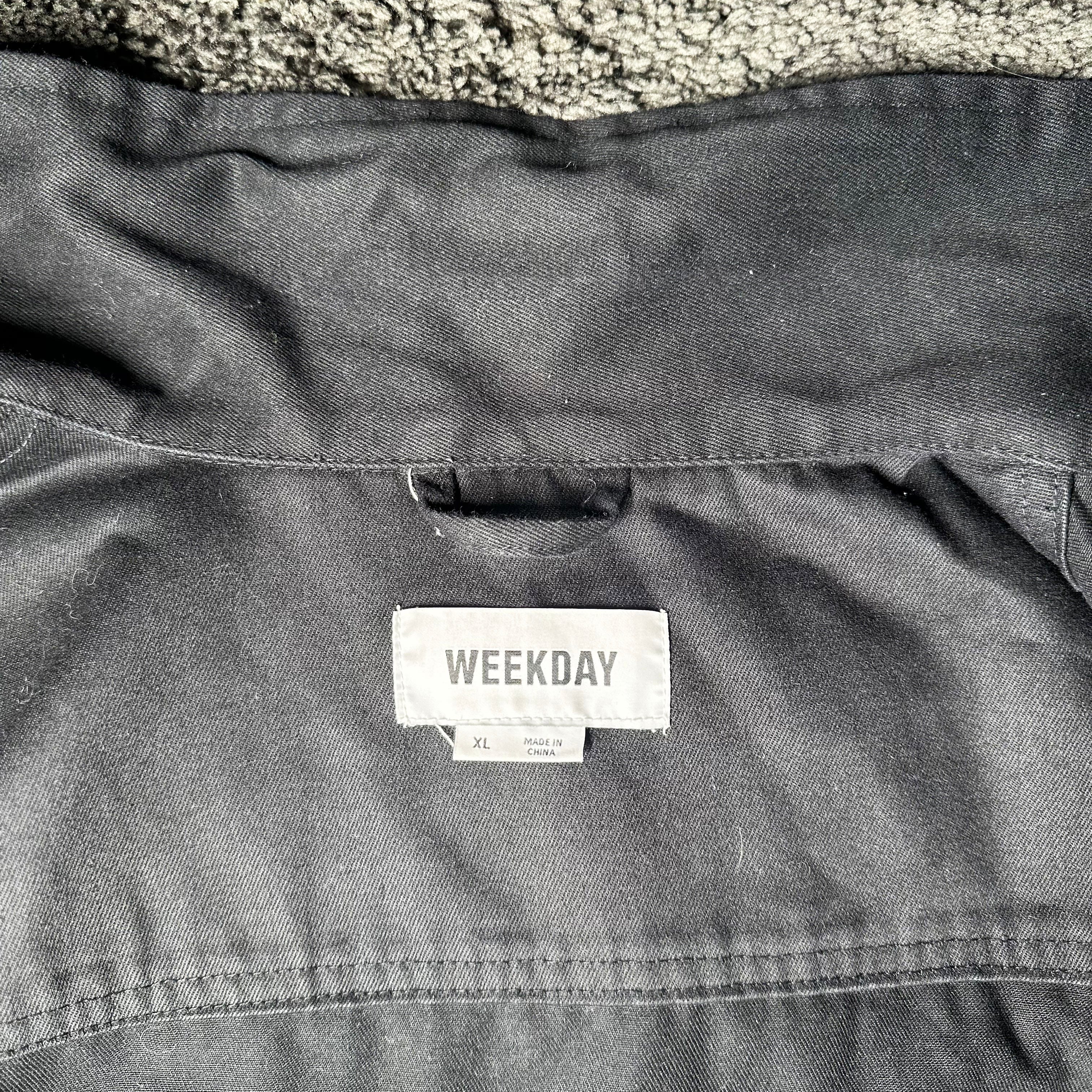 Trucker jacket - Black - Size XL