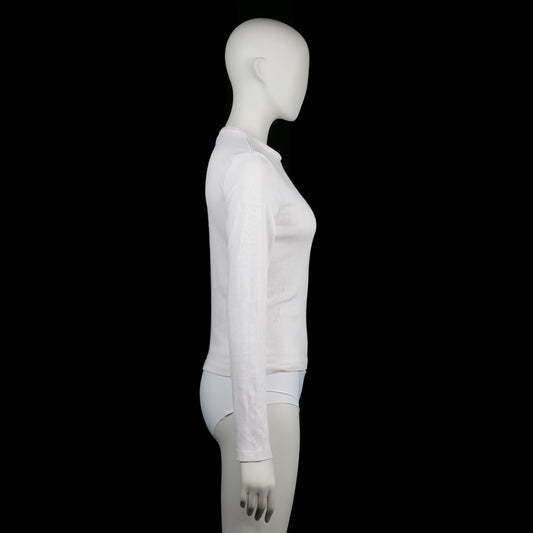 Long-sleeve top - Ivory - Size M