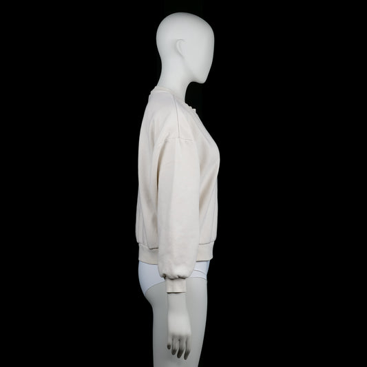 Sweatshirt - Ivory - Size S