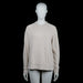 H&M - Sweatshirt - Ivory - Size M - Solid ivory sweatshirt with a round neckline and ribbed cuffs. Features a straight hem and raglan sleeves.
