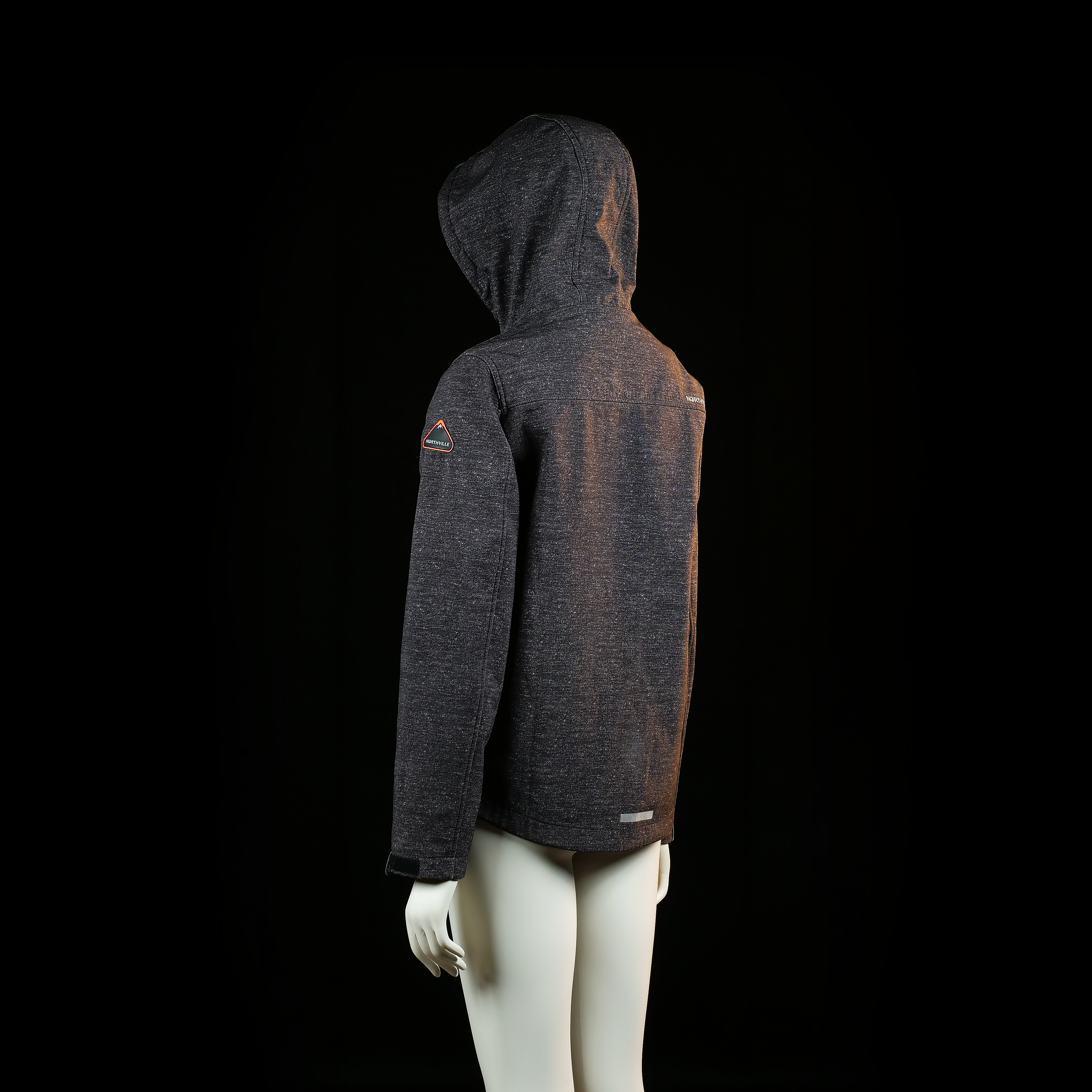Sport jacket - Dark Gray & Orange - Size 164