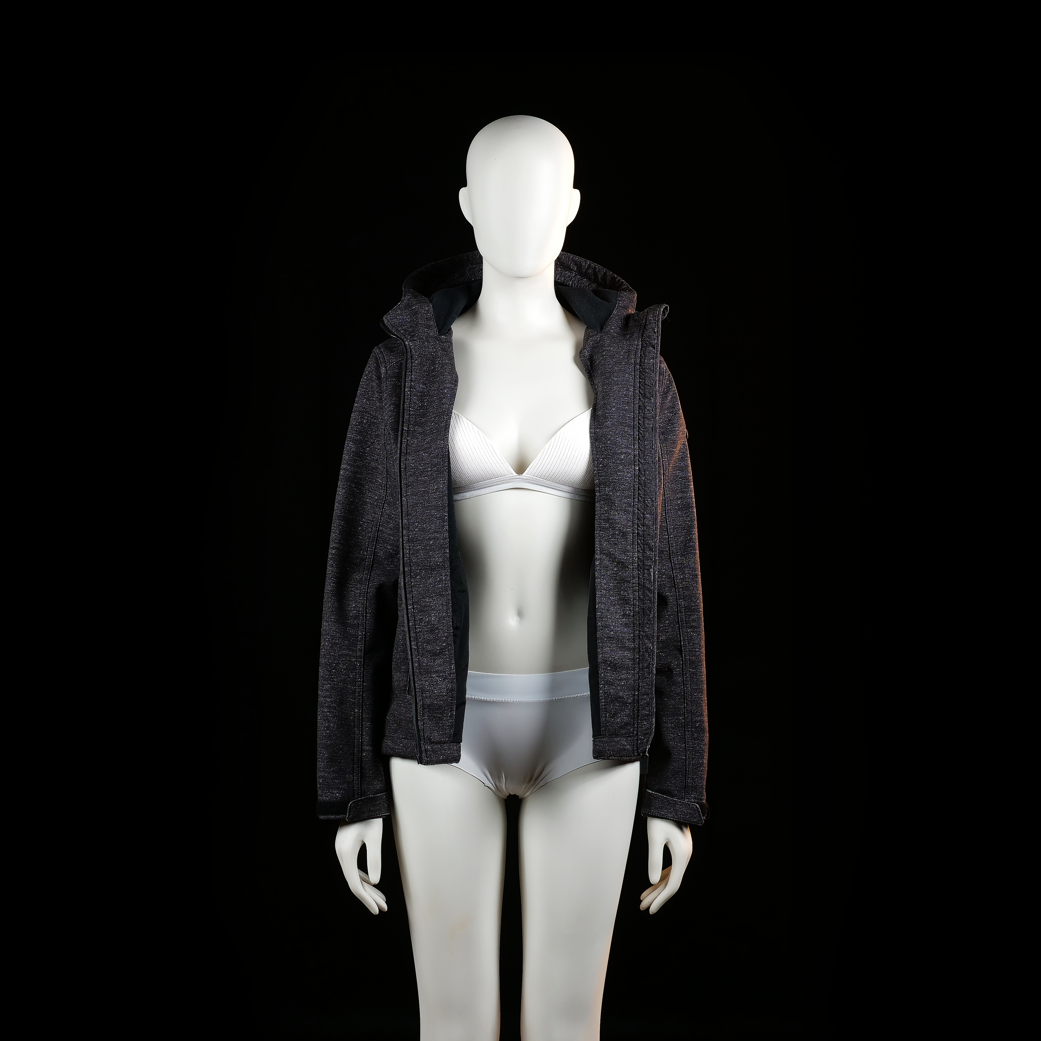 Sport jacket - Dark Gray & Orange - Size 164