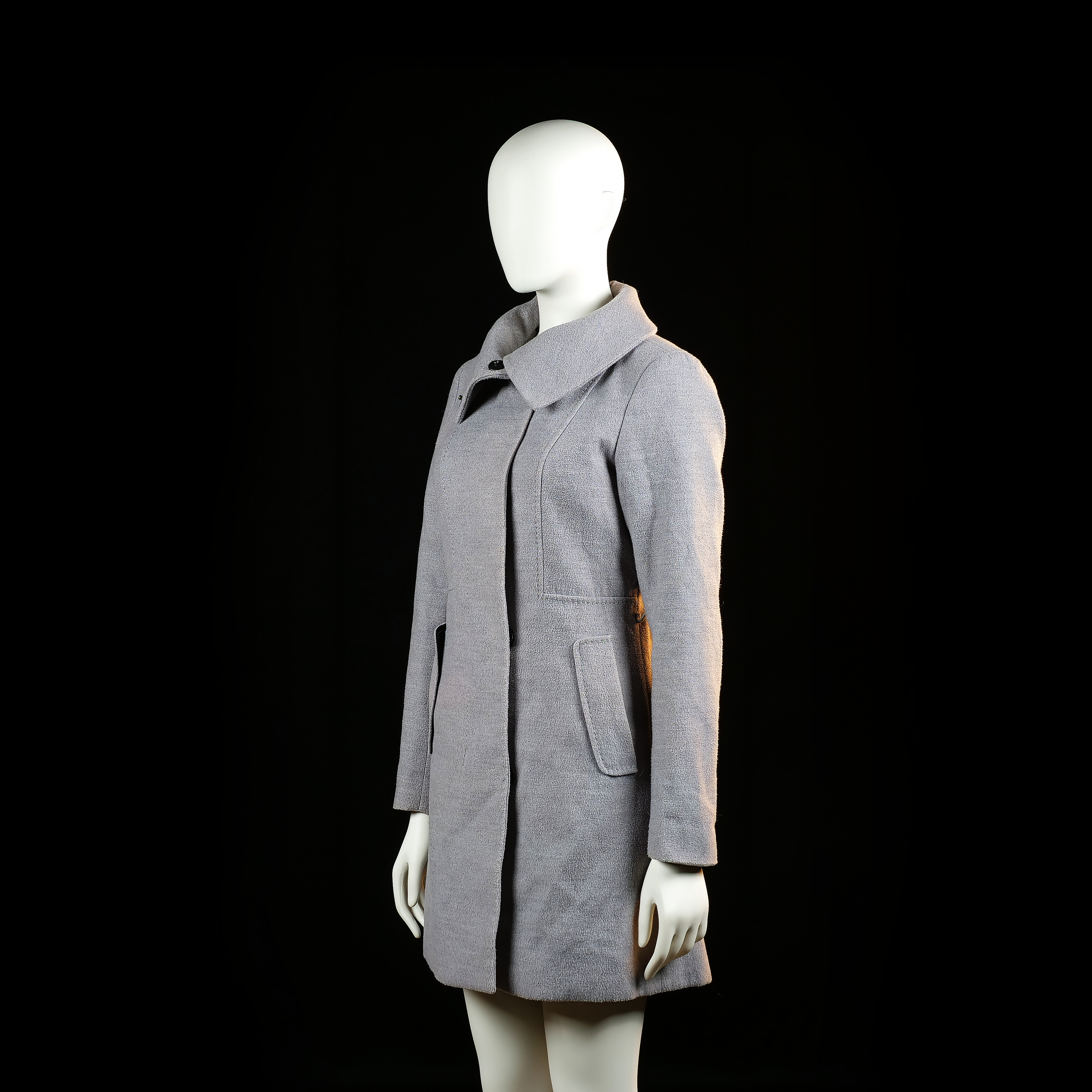 Overcoat - Light Gray - Size 34