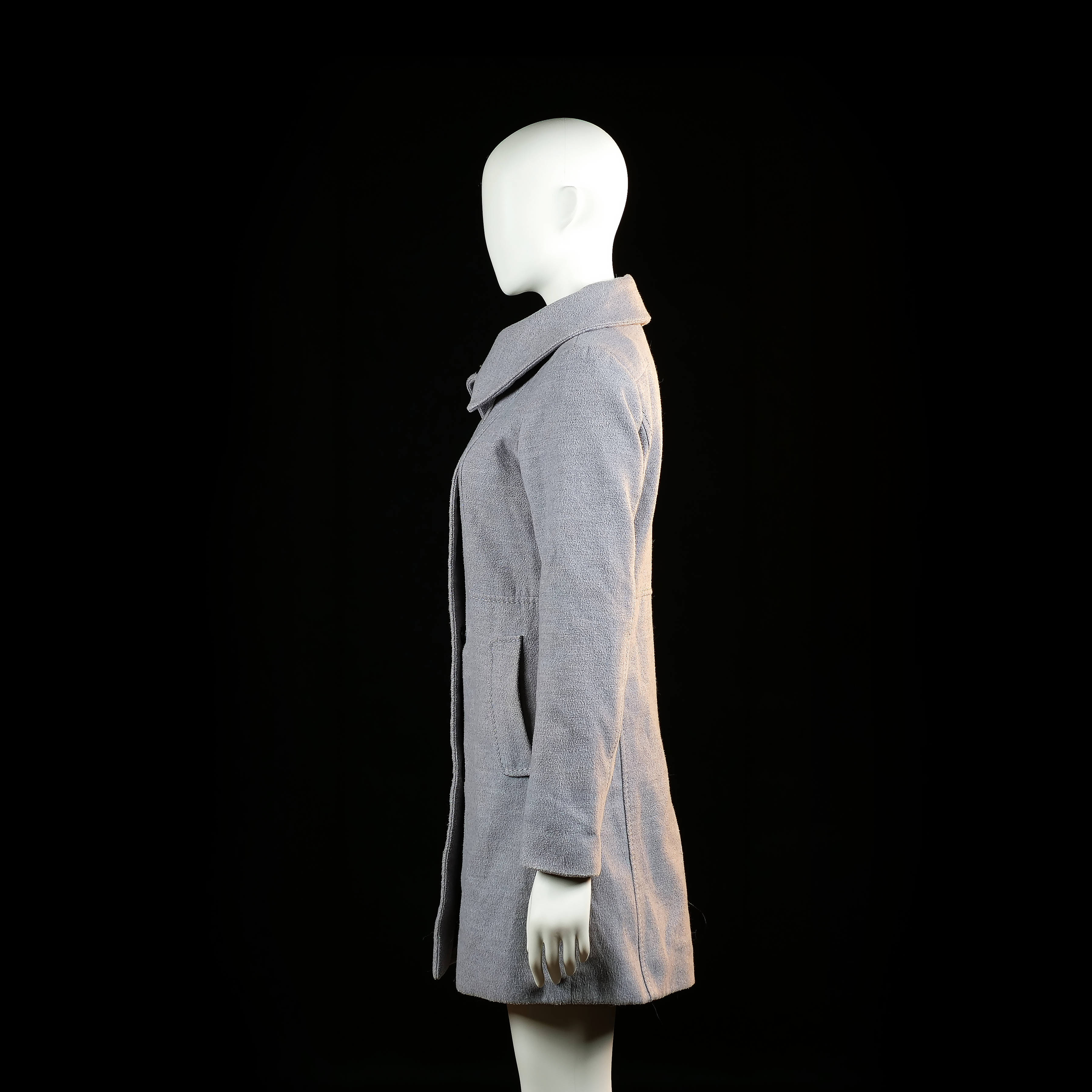 Overcoat - Light Gray - Size 34