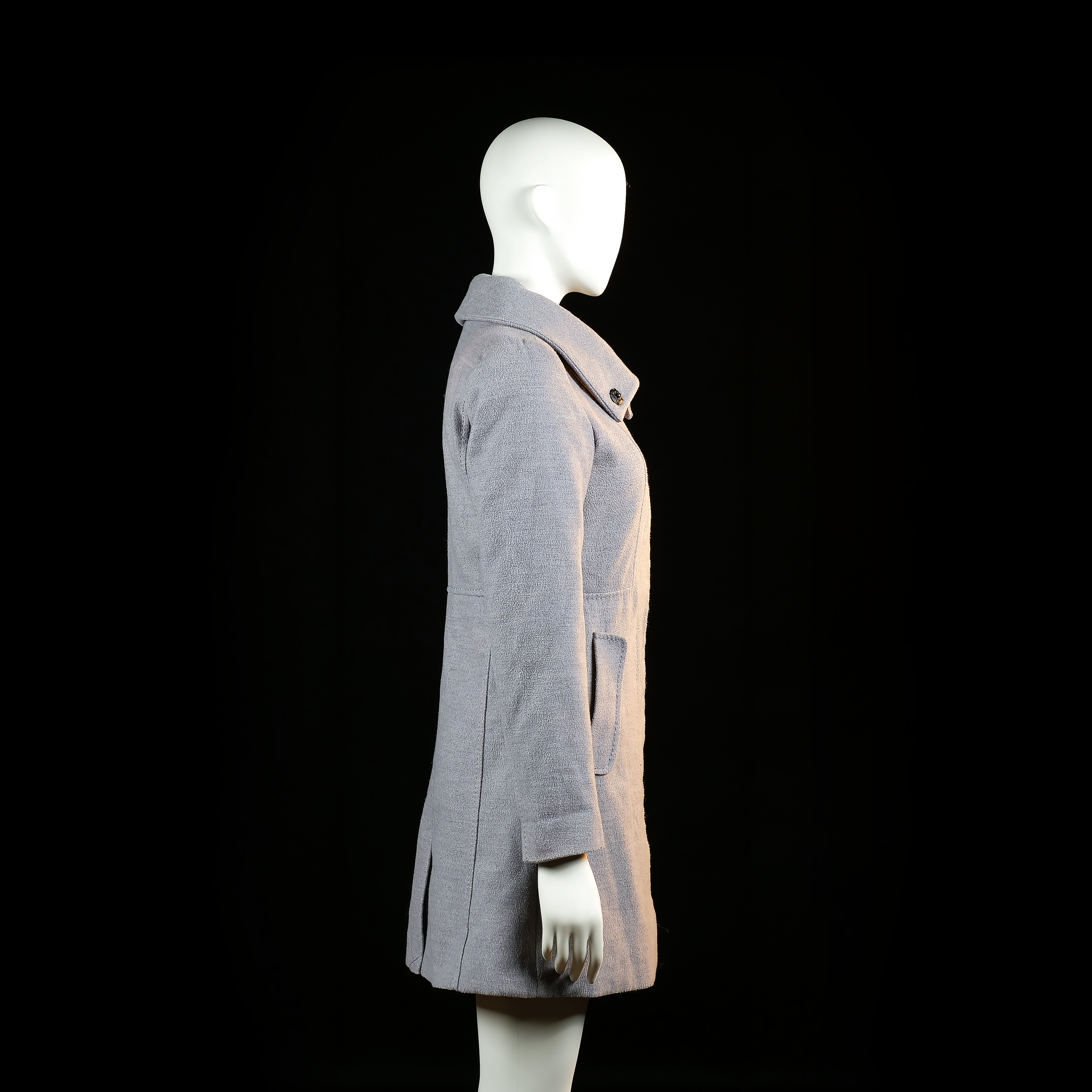 Overcoat - Light Gray - Size 34