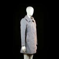 Overcoat - Light Gray - Size 34