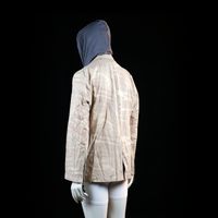Blazer - Beige & Dark Gray - Size L