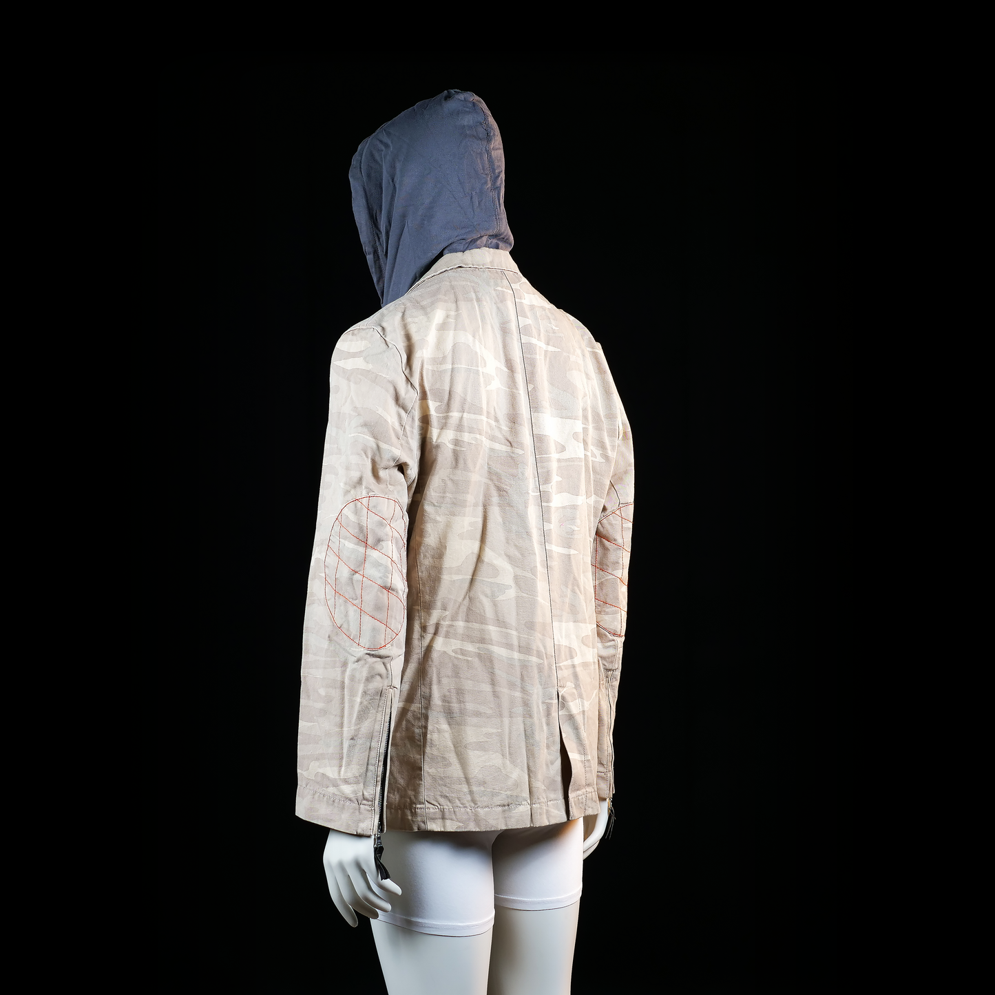 Blazer - Beige & Dark Gray - Size L