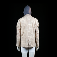Blazer - Beige & Dark Gray - Size L