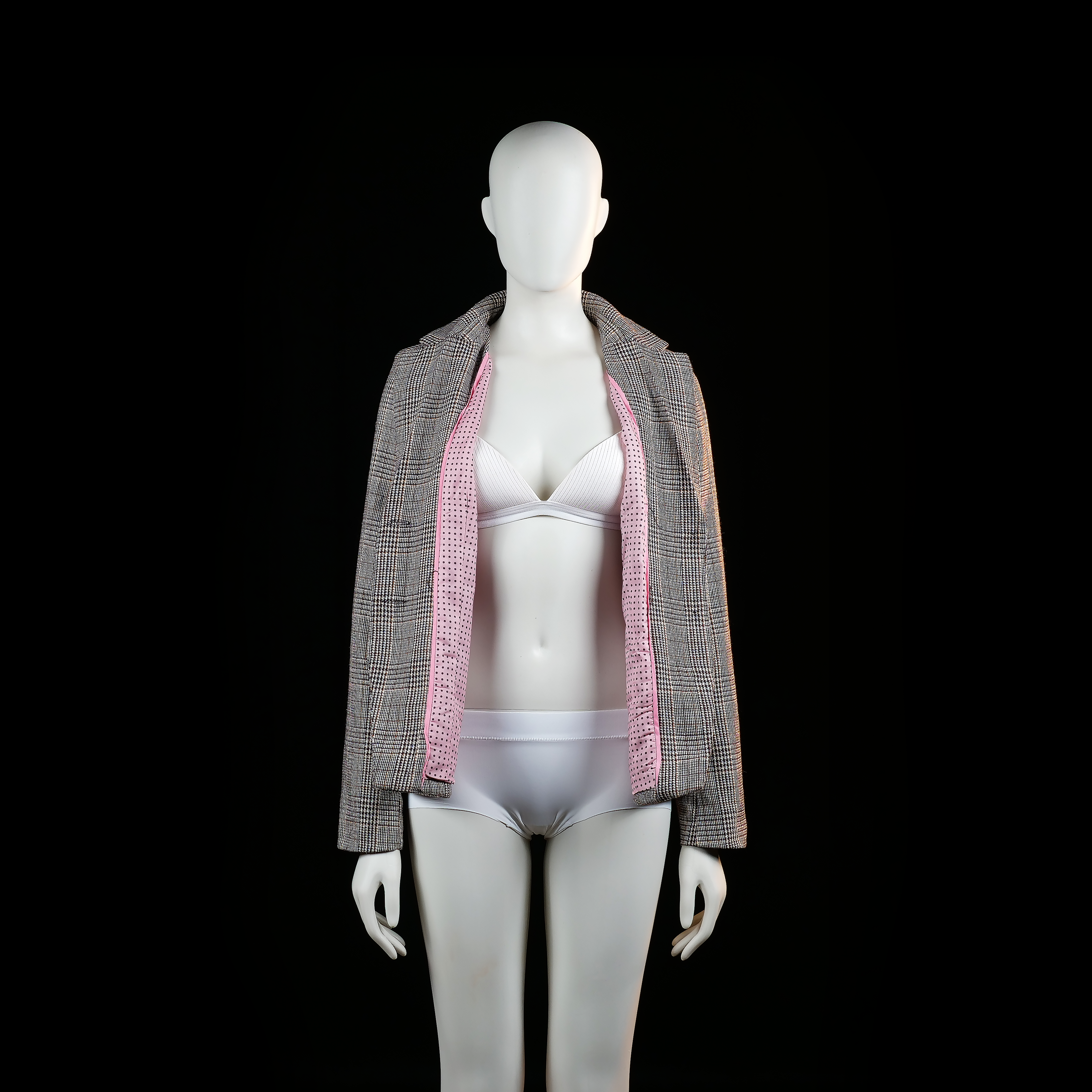 Blazer - Gray & Brown - Size 38