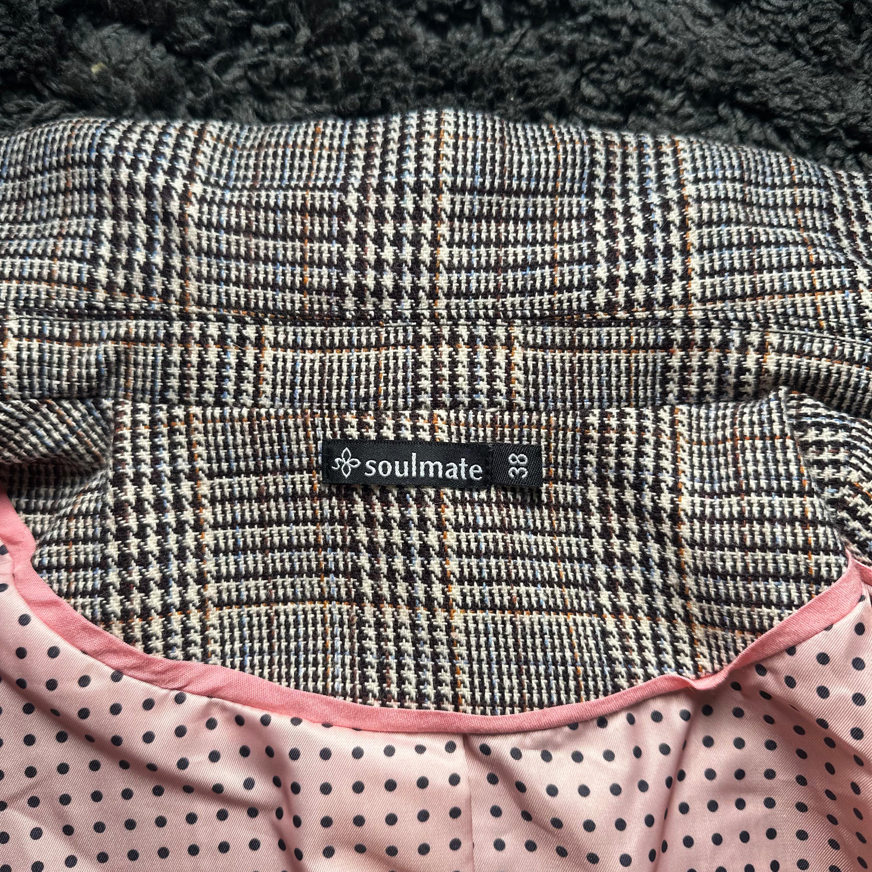 Blazer - Gray & Brown - Size 38