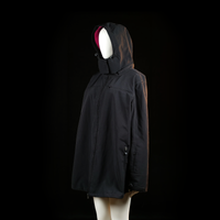 Rain coat - Black & Pink - Size 50