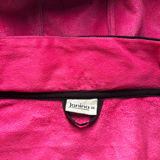 Rain coat - Black & Pink - Size 50