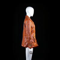 Leather jacket - Camel - Size 42