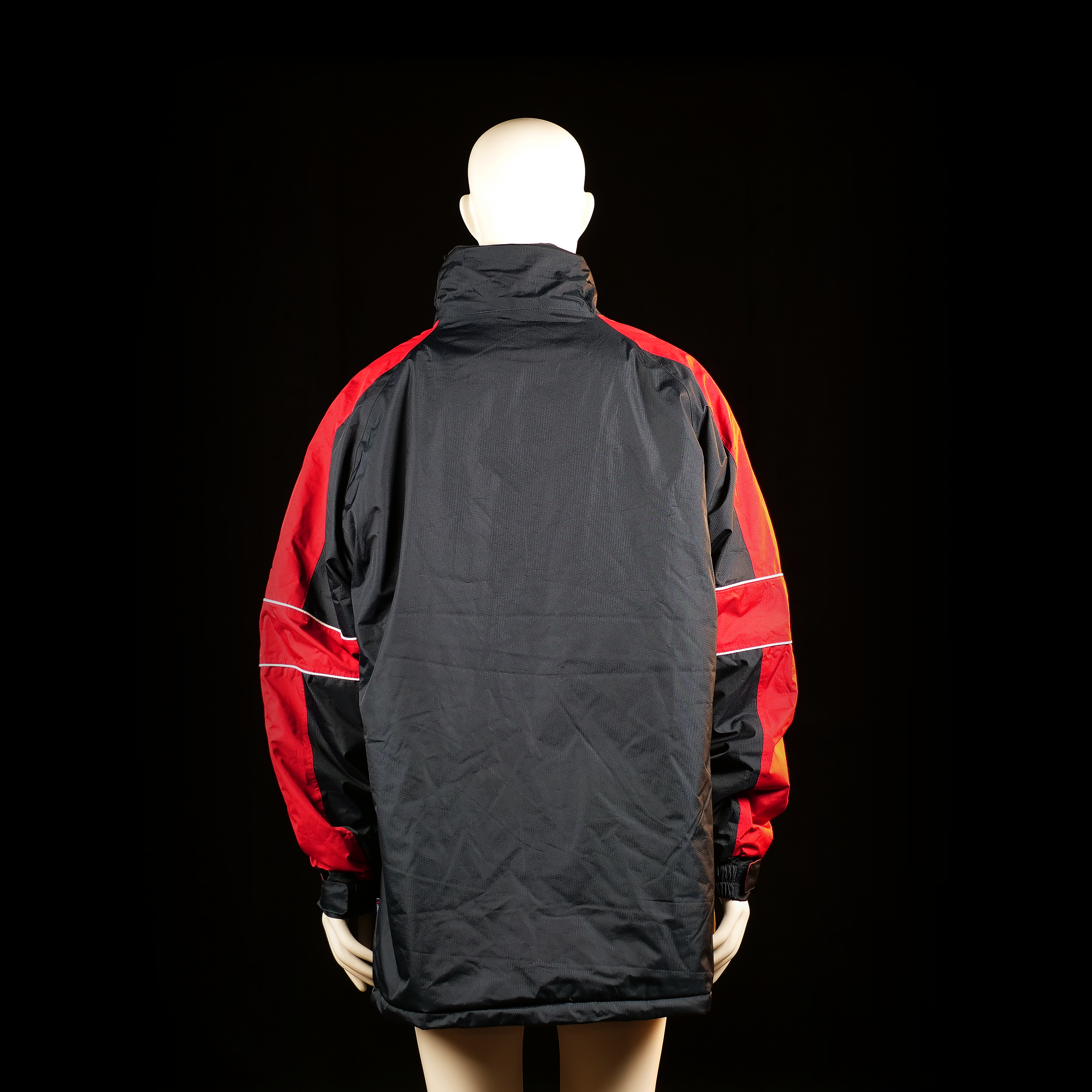 Windbreaker - Black & Red - Size 2XL