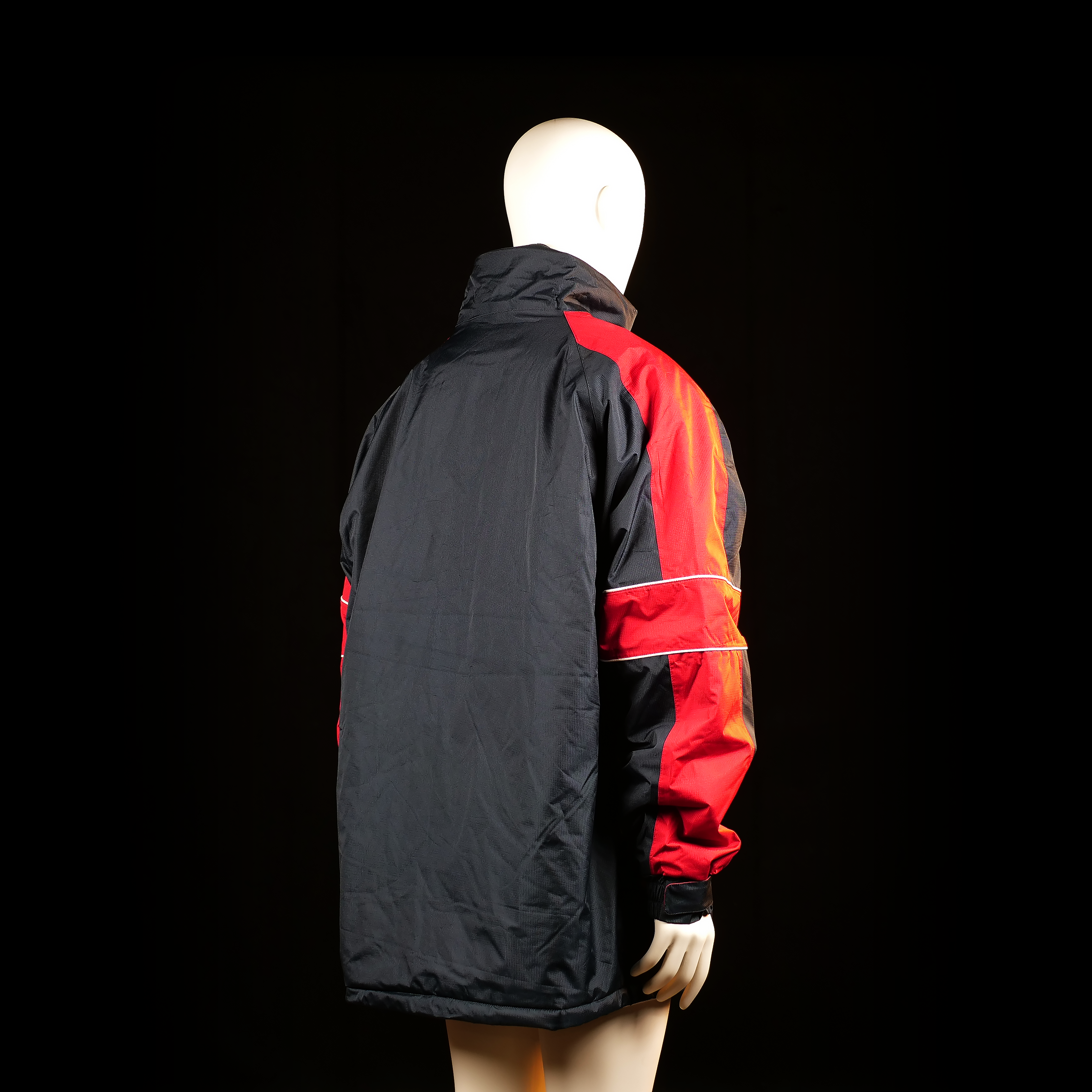 Windbreaker - Black & Red - Size 2XL