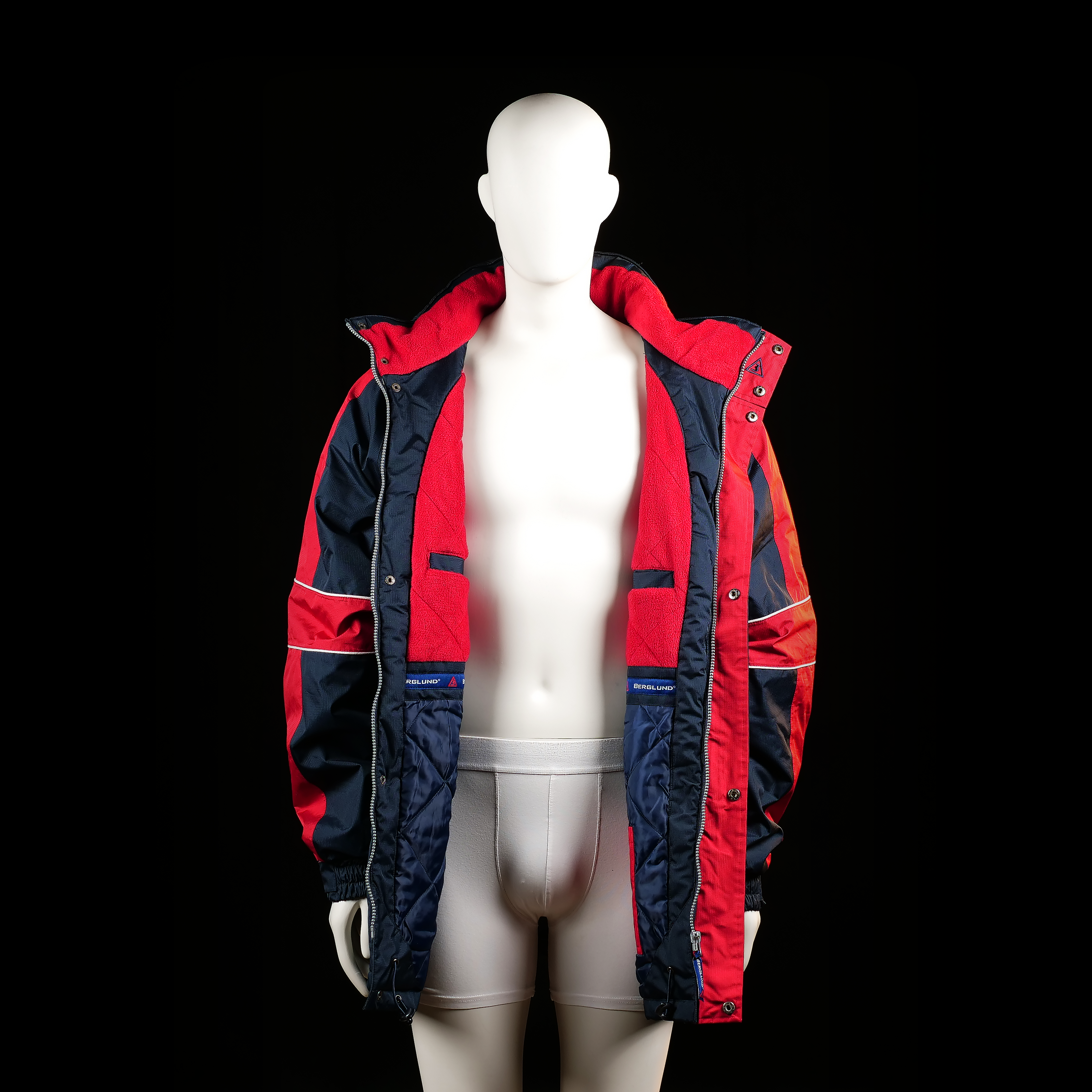 Windbreaker - Black & Red - Size 2XL