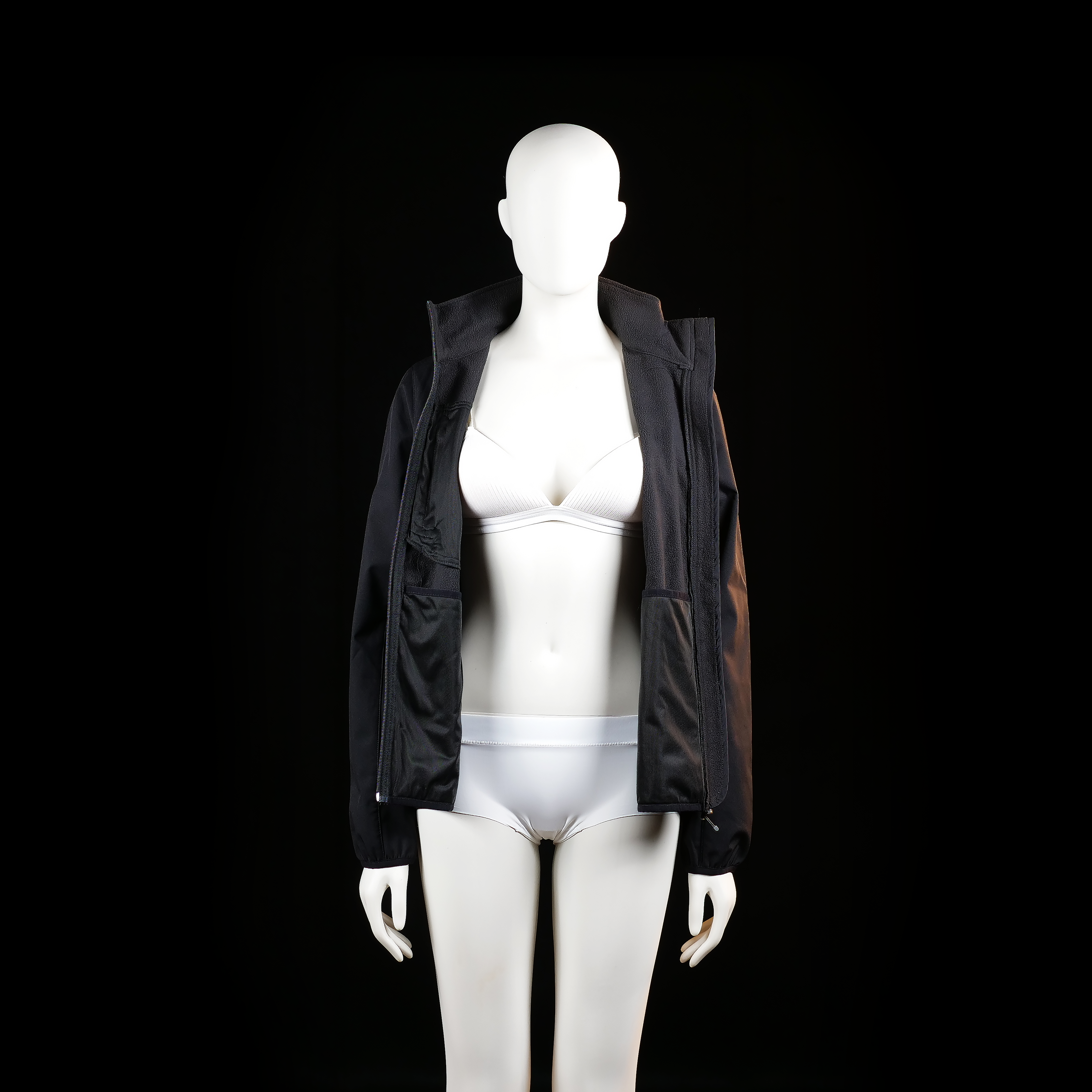 Rain jacket - Black - Size M