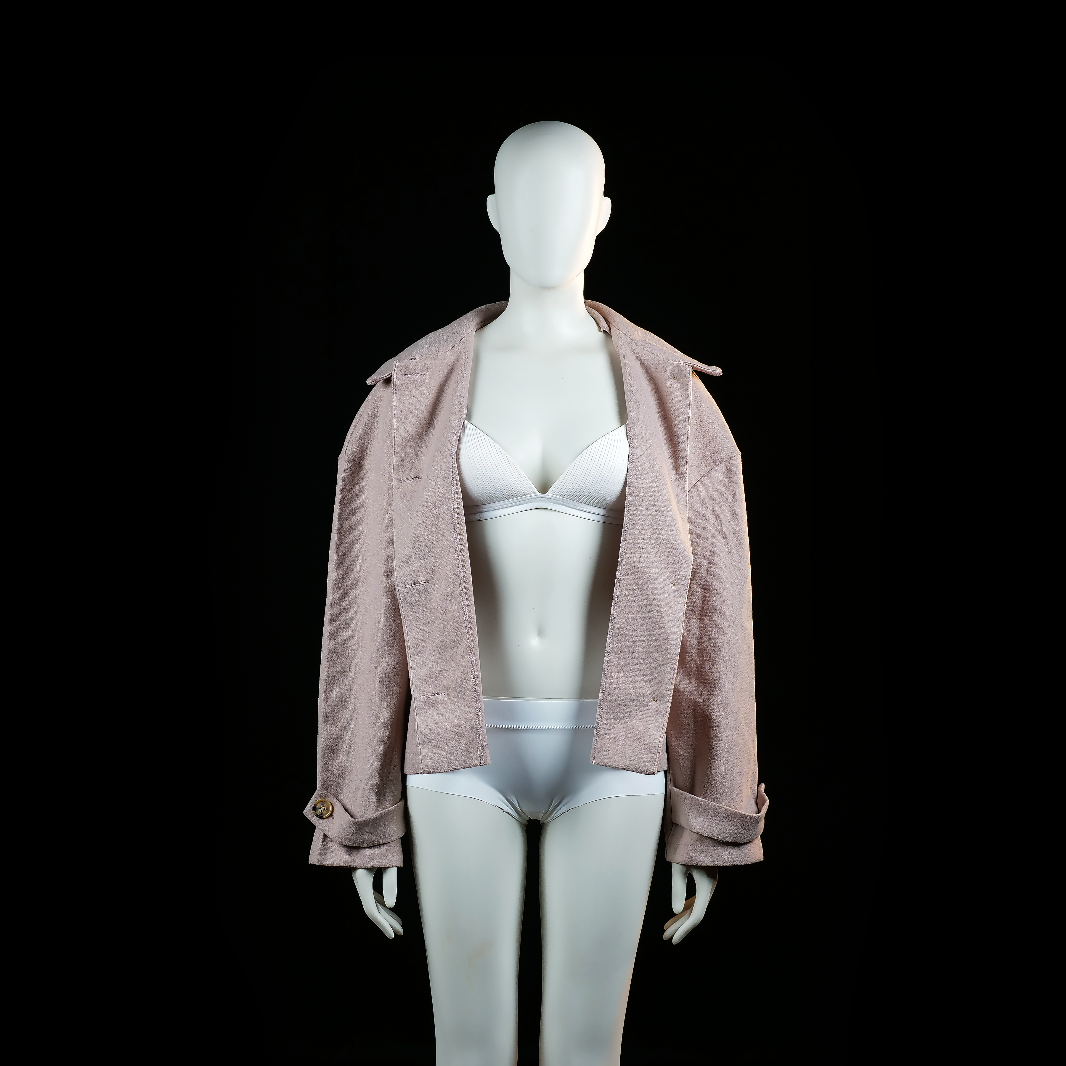 Trucker jacket - Rose - Size L
