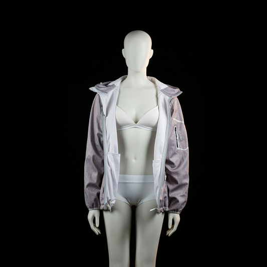 Windbreaker - Light Gray - Size 44