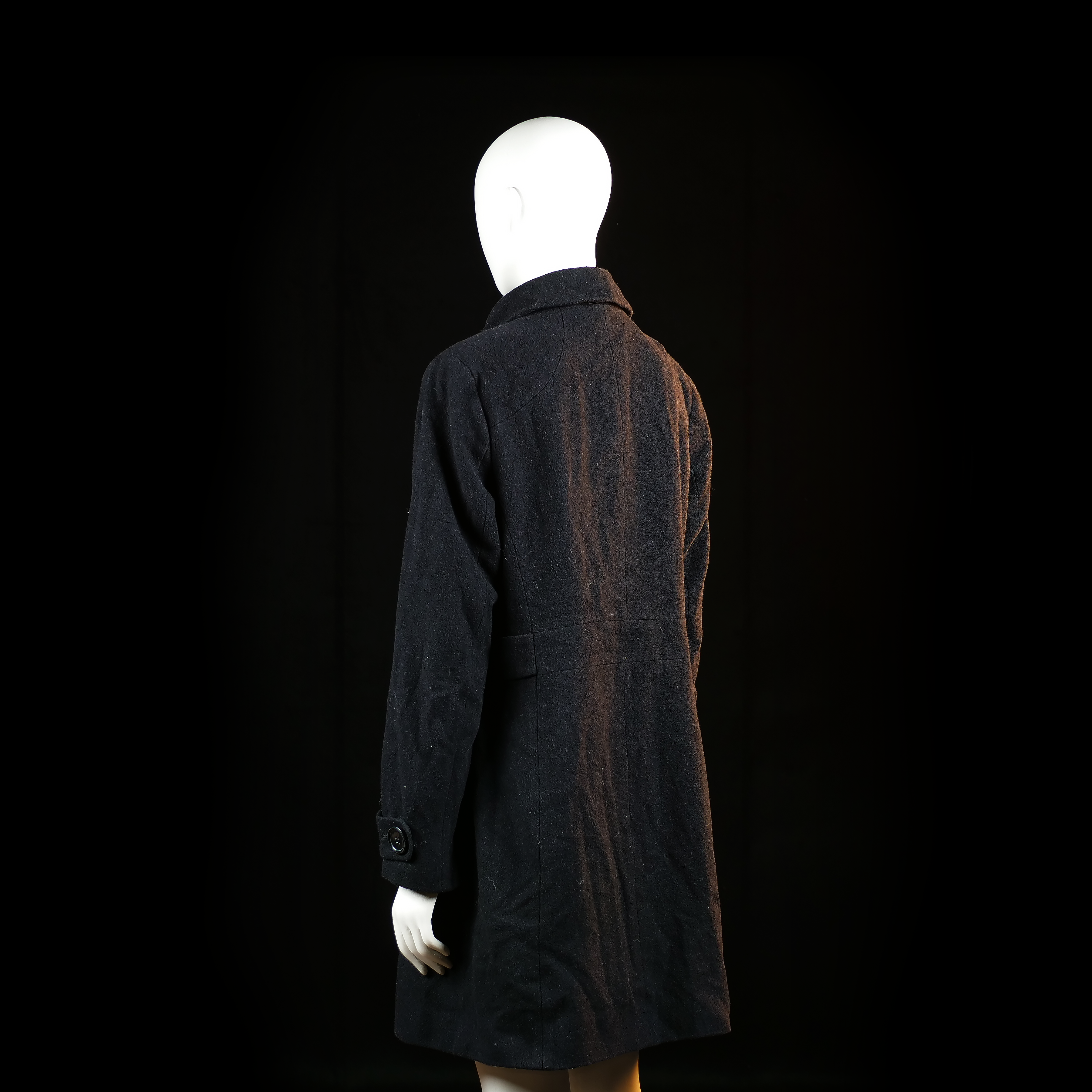 Overcoat - Black - Size 42