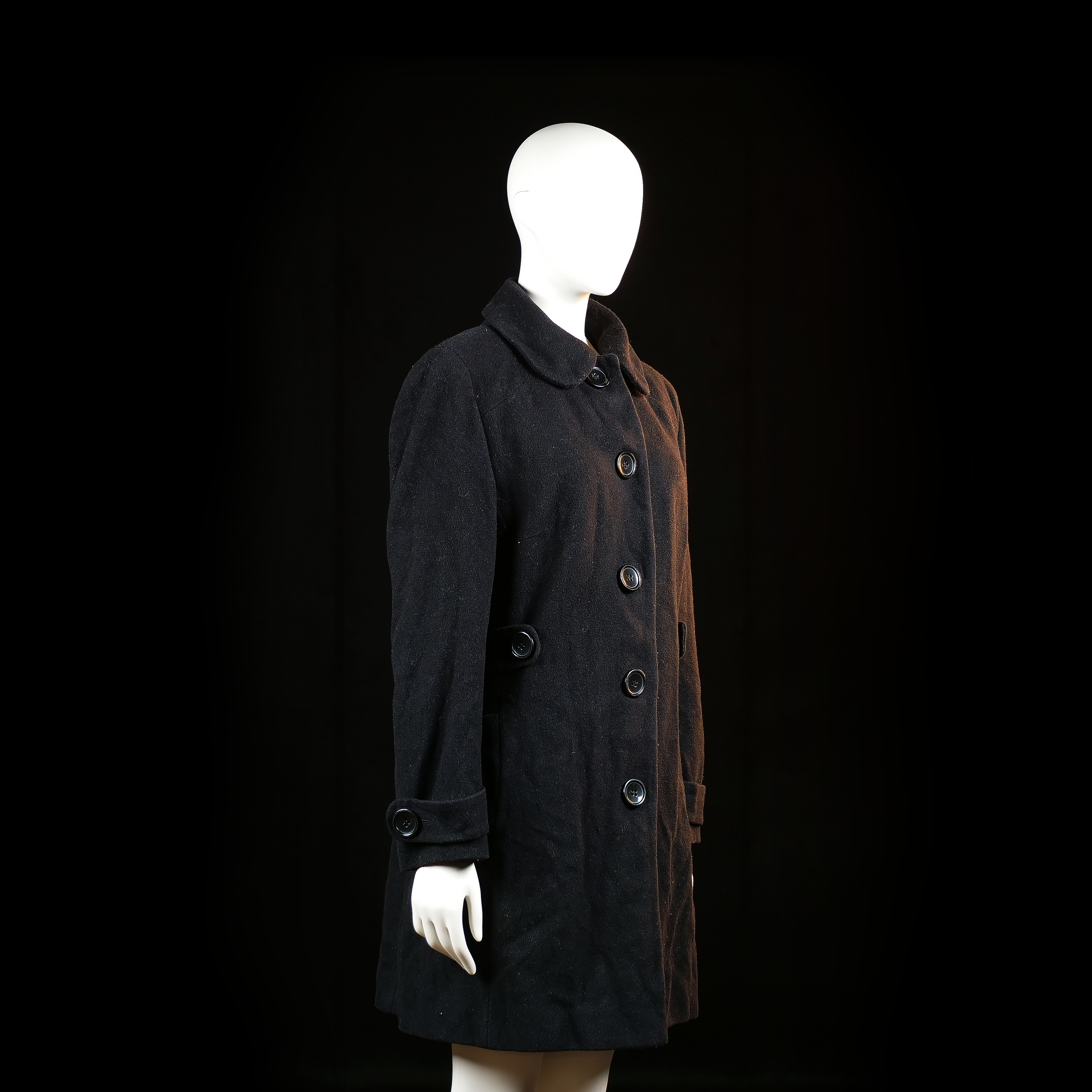 Overcoat - Black - Size 42