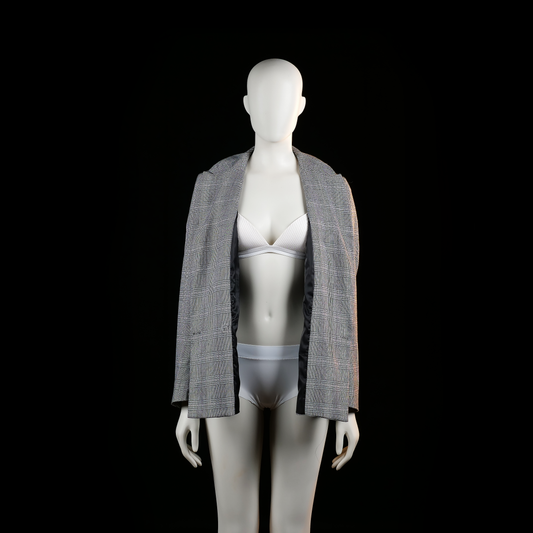 Blazer - Gray & Black - Size 40