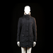 Poolgirl - Parka - Black - Size M - Long padded coat with horizontal quilted stitching, high stand collar lined with faux fur, and multiple front zip and flap pockets. Features a front zipper with a snap-button placket for added wind protection.