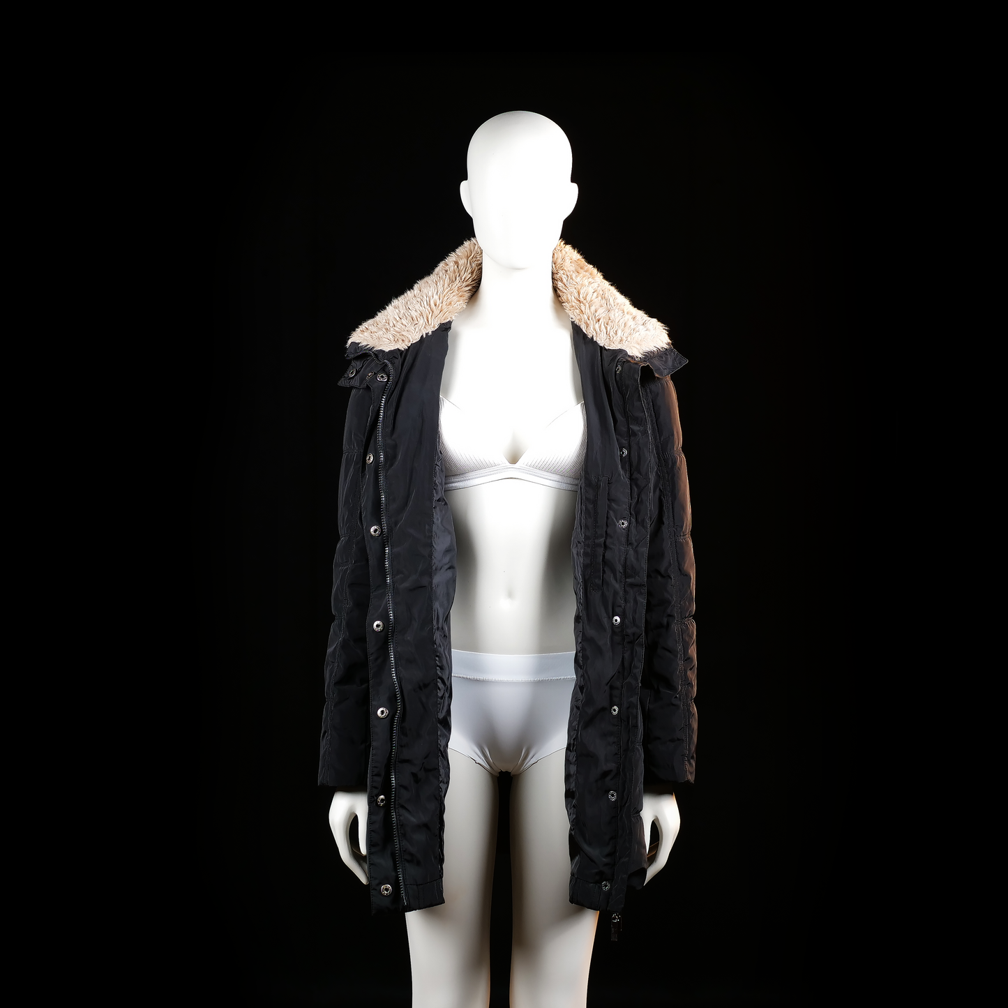 Parka - Black - Size M