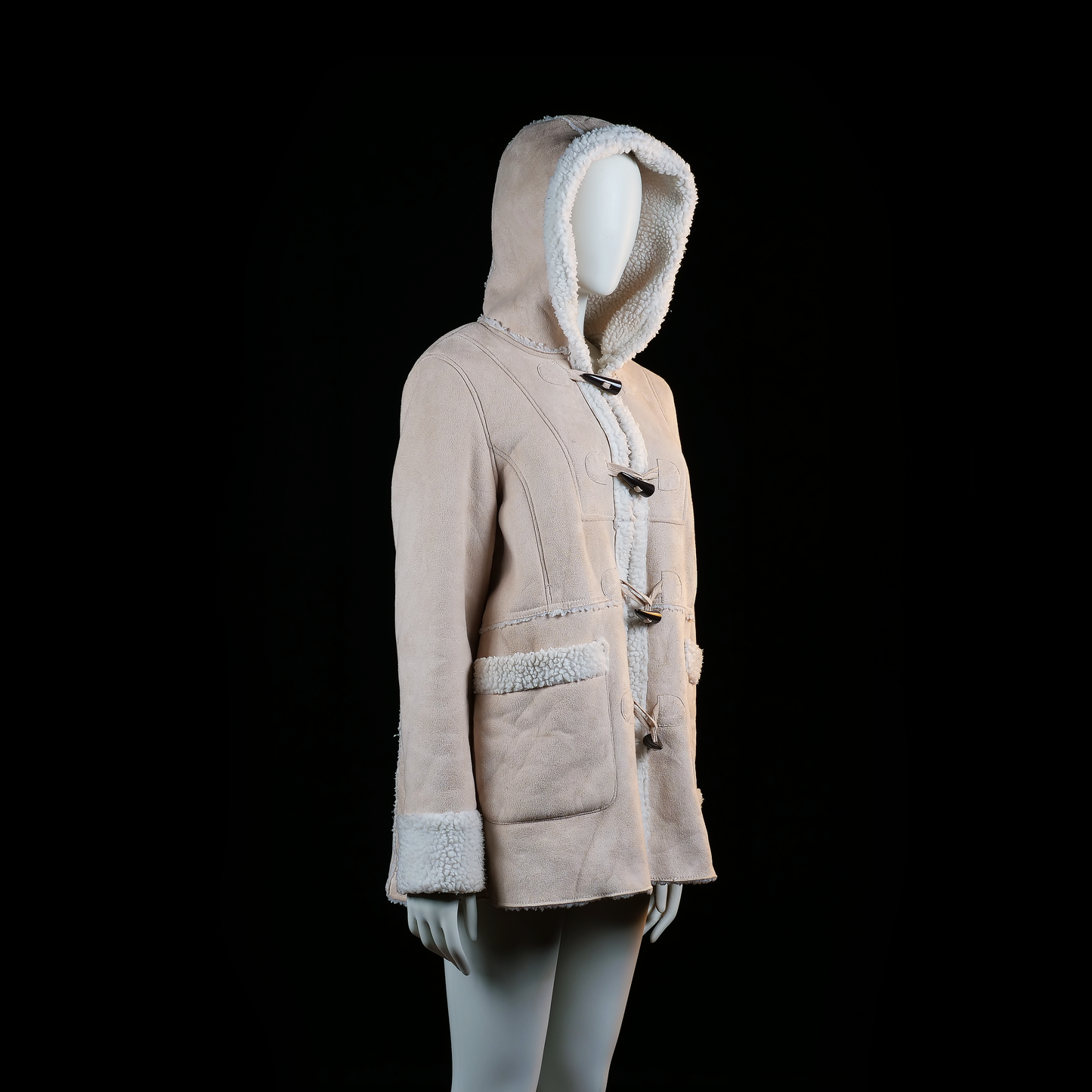 Duffle coat - Beige & Ivory - Size 40