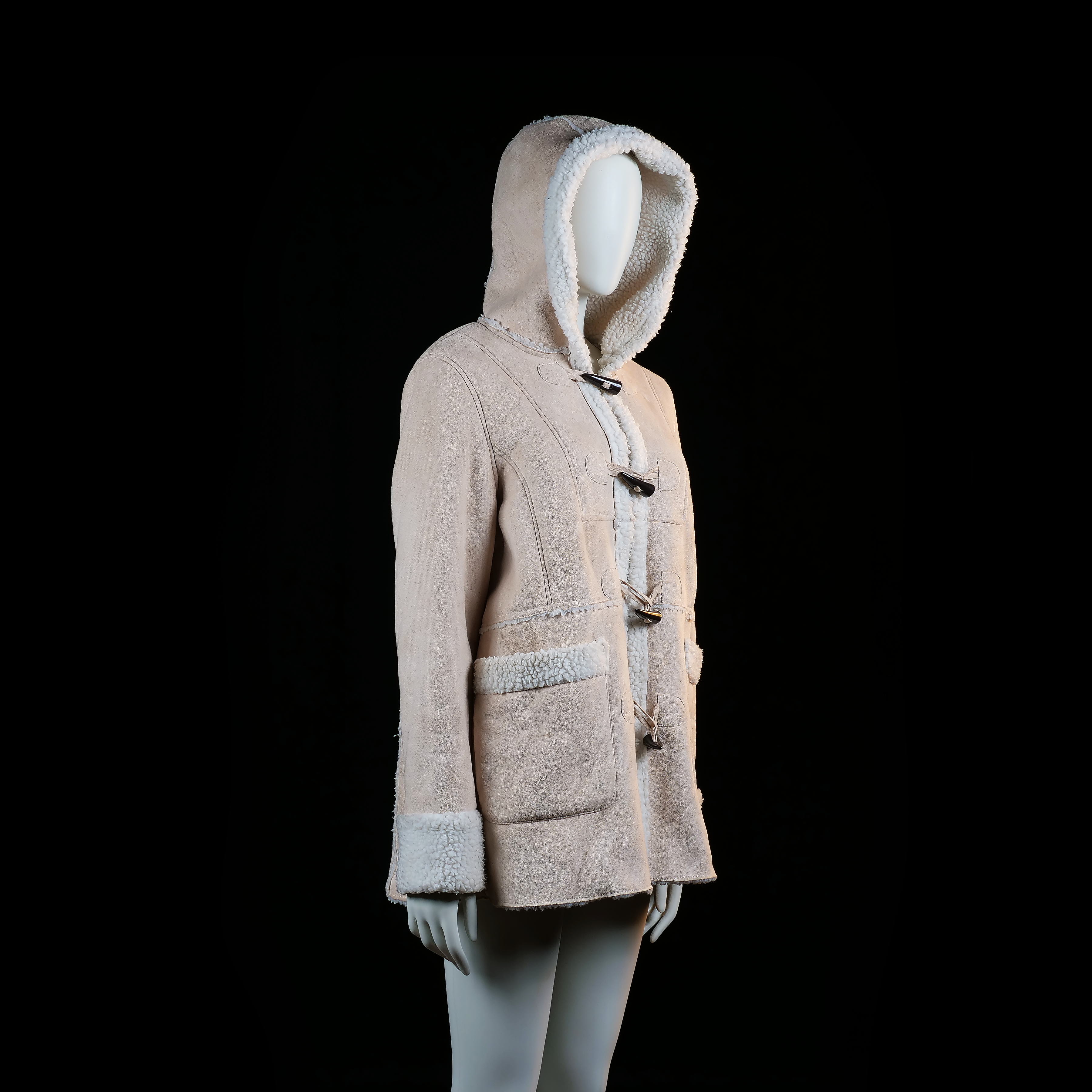 Duffle coat - Beige & Ivory - Size 40