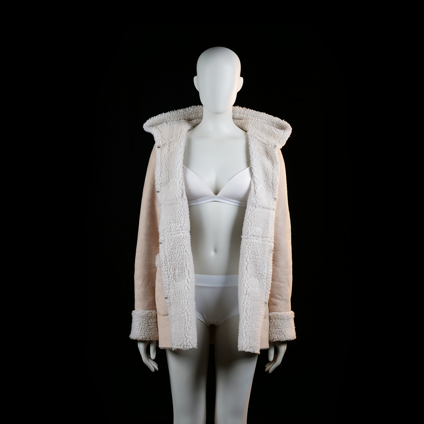 Duffle coat - Beige & Ivory - Size 40