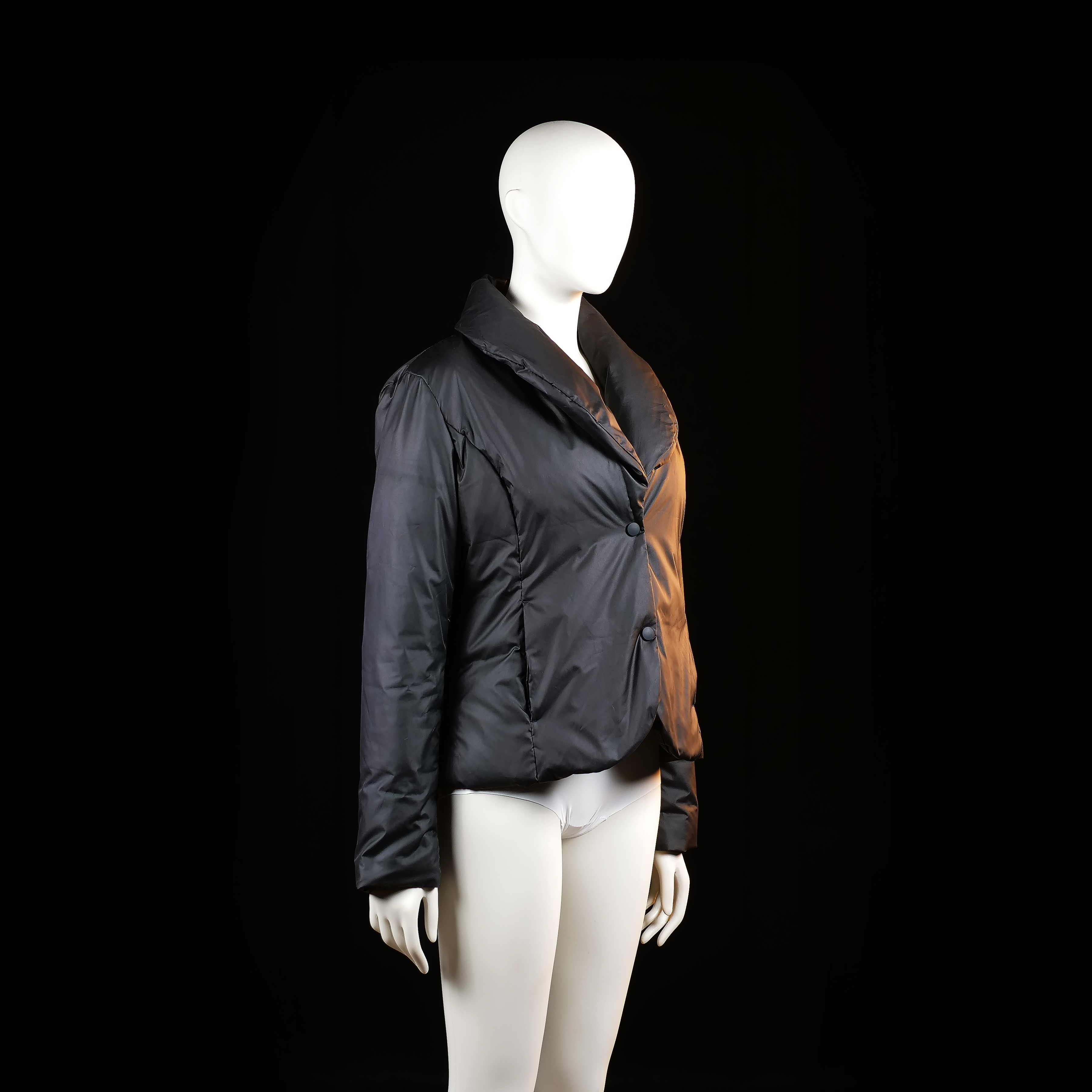 Padded jacket - Black - Size M