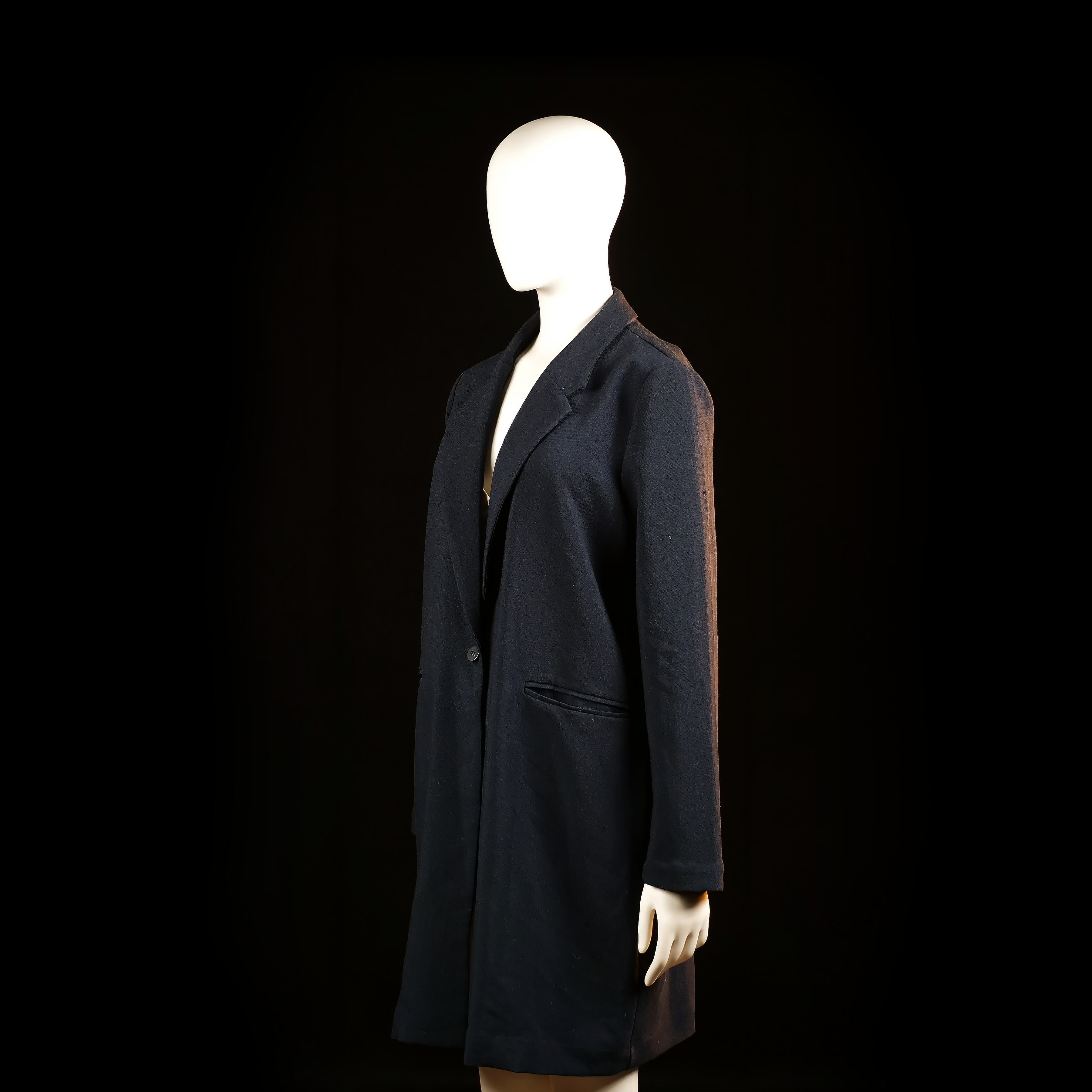 Overcoat - Navy - Size 44