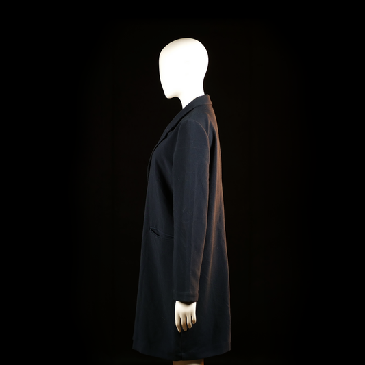 Overcoat - Navy - Size 44