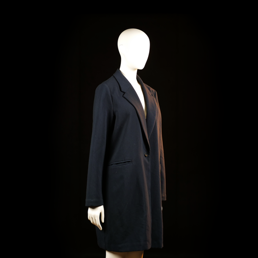Overcoat - Navy - Size 44