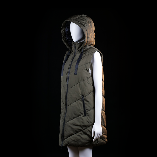 Padded vest - Olive - Size S